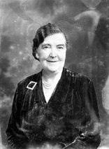Miss Burnett, Old Castle Road, Inverness. Damaged plate.