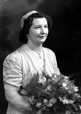 John MacGregor, 20 Crown Street, Inverness. Wedding bridesmaid. 