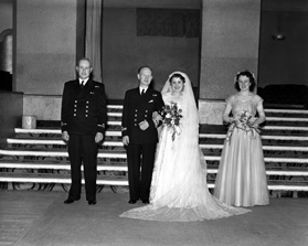 MacEachern bridal, Cromarty, Black Isle. Held in the St. Columba High Church, Bank Street, Inverness, now the CityLife Church. 