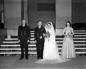 MacEachern bridal, Cromarty, Black Isle. Held in the St. Columba High Church, Bank Street, Inverness, now the CityLife Church. 