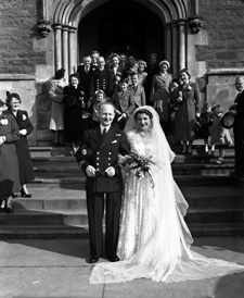 MacEachern bridal, Cromarty, Black Isle. Held in the St. Columba High Church, Bank Street, Inverness, now the CityLife Church. 