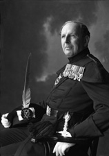 Brigadier Kenneth James Garner Garner-Smith OBE, in the dress of the Royal Company of Archers. He joined the Seaforth Highlanders in 1927 and retired as a Brigadier in 1957. He lived at Aird House, Inverness and was a Burgh Councillor for 11 years. Married Mary Jean Macdonald (1914-2013) on 4th July 1933 at St. Marks Church, London. He died in 1994. Parents of Mary-Jean, Caroline and Jamie.