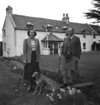 Brigadier Kenneth James Garner Garner-Smith OBE. He joined the Seaforth Highlanders in 1927 and retired as a Brigadier in 1957. He lived at Aird House, Inverness and was a Burgh Councillor for 11 years. Married Mary Jean Macdonald (1914-2013) on 4th July 1933 at St. Marks Church, London. He died in 1994. Parents of Mary-Jean, Caroline and Jamie.