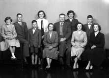 Mrs Lean, Croy. Seated second from right is Mrs Macarthur (see image ref: 45561f/g). 