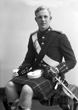 R.G. Wood, Fort George. Insignia indicates the Seaforth Highlanders (possibly of Canada). 