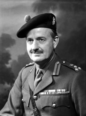 Brigadier (later General) Sir Peter Mervyn Hunt GCB, DSO, OBE, DL (11th March 1916 - 2nd October 1988) was Chief of the General Staff, the professional head of the British Army. He served in World War II and commanded British Forces deployed in response to the Indonesia-Malaysia confrontation and later in his career he provided advice to the British Government at a time of continuing tension associated with the Troubles in Northern Ireland. Born the son of H.V Hunt he was commissioned into the Queen's Own Cameron Highlanders on 30th January 1936. Hunt saw action during the Second World War and was promoted to captain in 1944. Later that year he was given the temporary rank of lieutenant colonel and appointed Commanding Officer of the Seaforth Highlanders leading them in North West Europe and receiving the DSO in May 1945. After the War he was appointed a Chevalier of the Order of Leopold II of Belgium and Croix de Guerre. Appointed OBE in the New Year Honours 1948, he was given command of the 1st Battalion of the Queen's Own Cameron Highlanders in 1957 in Aden and the UK 1957-60.  Promoted to colonel in 1960, he became Commander of 152nd (Highland) Infantry Brigade and Chief of Staff at Scottish Command in 1962. He was appointed General Officer Commanding the 17th Gurkha Division and Land Forces Borneo and promoted to major-general in February 1964 and went on to be General Officer Commanding Far East Land Forces with the rank of lieutenant general in 1968. Advanced to KCB in the New Year Honours 1969, he became Commander Northern Army Group and Commander-in-Chief of the British Army of the Rhine with the rank of general in December 1970. Advanced to GCB in the New Year Honours 1973 and also appointed ADC General to the Queen that year, he was appointed Chief of the General Staff on 19th July 1973 at a time of continuing tension associated with the Troubles in Northern Ireland. He retired from the British Army on 12th August 1976. He was also Colonel of the Queen's Own Highlanders (Seaforth and Camerons) from 7th February 1966 and Colonel of the 10th Princess Mary's Own Gurkha Rifles from 1st August 1966. In retirement he became Constable of the Tower of London from 1st August 1980 and Deputy Lieutenant of Cornwall from 4th August 1982. He lived at Portloe in Cornwall. His personal interests included shooting and medical charities: he was President of the National Smallbore Rifle Association and Chairman of the Council of the King Edward VII's Hospital in London. He died on 2nd October 1988. In 1940 he married Anne Stopford; they had one son and one daughter. Following the death of his first wife he married Susan Davidson in 1978. 