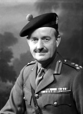 Brigadier (later General) Sir Peter Mervyn Hunt GCB, DSO, OBE, DL (11th March 1916 - 2nd October 1988) was Chief of the General Staff, the professional head of the British Army. He served in World War II and commanded British Forces deployed in response to the Indonesia-Malaysia confrontation and later in his career he provided advice to the British Government at a time of continuing tension associated with the Troubles in Northern Ireland. Born the son of H.V Hunt he was commissioned into the Queen's Own Cameron Highlanders on 30th January 1936. Hunt saw action during the Second World War and was promoted to captain in 1944. Later that year he was given the temporary rank of lieutenant colonel and appointed Commanding Officer of the Seaforth Highlanders leading them in North West Europe and receiving the DSO in May 1945. After the War he was appointed a Chevalier of the Order of Leopold II of Belgium and Croix de Guerre. Appointed OBE in the New Year Honours 1948, he was given command of the 1st Battalion of the Queen's Own Cameron Highlanders in 1957 in Aden and the UK 1957-60.  Promoted to colonel in 1960, he became Commander of 152nd (Highland) Infantry Brigade and Chief of Staff at Scottish Command in 1962. He was appointed General Officer Commanding the 17th Gurkha Division and Land Forces Borneo and promoted to major-general in February 1964 and went on to be General Officer Commanding Far East Land Forces with the rank of lieutenant general in 1968. Advanced to KCB in the New Year Honours 1969, he became Commander Northern Army Group and Commander-in-Chief of the British Army of the Rhine with the rank of general in December 1970. Advanced to GCB in the New Year Honours 1973 and also appointed ADC General to the Queen that year, he was appointed Chief of the General Staff on 19th July 1973 at a time of continuing tension associated with the Troubles in Northern Ireland. He retired from the British Army on 12th August 1976. He was also Colonel of the Queen's Own Highlanders (Seaforth and Camerons) from 7th February 1966 and Colonel of the 10th Princess Mary's Own Gurkha Rifles from 1st August 1966. In retirement he became Constable of the Tower of London from 1st August 1980 and Deputy Lieutenant of Cornwall from 4th August 1982. He lived at Portloe in Cornwall. His personal interests included shooting and medical charities: he was President of the National Smallbore Rifle Association and Chairman of the Council of the King Edward VII's Hospital in London. He died on 2nd October 1988. In 1940 he married Anne Stopford; they had one son and one daughter. Following the death of his first wife he married Susan Davidson in 1978. 