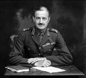 Brigadier (later General) Sir Peter Mervyn Hunt GCB, DSO, OBE, DL (11th March 1916 - 2nd October 1988) was Chief of the General Staff, the professional head of the British Army. He served in World War II and commanded British Forces deployed in response to the Indonesia-Malaysia confrontation and later in his career he provided advice to the British Government at a time of continuing tension associated with the Troubles in Northern Ireland. Born the son of H.V Hunt he was commissioned into the Queen's Own Cameron Highlanders on 30th January 1936. Hunt saw action during the Second World War and was promoted to captain in 1944. Later that year he was given the temporary rank of lieutenant colonel and appointed Commanding Officer of the Seaforth Highlanders leading them in North West Europe and receiving the DSO in May 1945. After the War he was appointed a Chevalier of the Order of Leopold II of Belgium and Croix de Guerre. Appointed OBE in the New Year Honours 1948, he was given command of the 1st Battalion of the Queen's Own Cameron Highlanders in 1957 in Aden and the UK 1957-60.  Promoted to colonel in 1960, he became Commander of 152nd (Highland) Infantry Brigade and Chief of Staff at Scottish Command in 1962. He was appointed General Officer Commanding the 17th Gurkha Division and Land Forces Borneo and promoted to major-general in February 1964 and went on to be General Officer Commanding Far East Land Forces with the rank of lieutenant general in 1968. Advanced to KCB in the New Year Honours 1969, he became Commander Northern Army Group and Commander-in-Chief of the British Army of the Rhine with the rank of general in December 1970. Advanced to GCB in the New Year Honours 1973 and also appointed ADC General to the Queen that year, he was appointed Chief of the General Staff on 19th July 1973 at a time of continuing tension associated with the Troubles in Northern Ireland. He retired from the British Army on 12th August 1976. He was also Colonel of the Queen's Own Highlanders (Seaforth and Camerons) from 7th February 1966 and Colonel of the 10th Princess Mary's Own Gurkha Rifles from 1st August 1966. In retirement he became Constable of the Tower of London from 1st August 1980 and Deputy Lieutenant of Cornwall from 4th August 1982. He lived at Portloe in Cornwall. His personal interests included shooting and medical charities: he was President of the National Smallbore Rifle Association and Chairman of the Council of the King Edward VII's Hospital in London. He died on 2nd October 1988. In 1940 he married Anne Stopford; they had one son and one daughter. Following the death of his first wife he married Susan Davidson in 1978. 