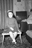 Mrs MacDonald, Police Station, Ardvasar c1965. 