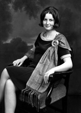 Mrs Miesegaes, Aird Cottage. She is wearing the MacDonald clan badge. (See also 47441a/e).  