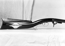 Percussion rifles, under the name Biscoe. Length of barrel 38 inches length of rifle 48 inches - Markings, N. Kendall Patent V.T. Smith's Improved Patent Studlock - Number on barrel 825. # 