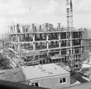 Building and construction of Caledonia House, now the Penta Hotel in Academy Street, Inverness. Originally the site of the Empire Theatre which was demolished in 1971, Caledonia House first appears in the Valuation Rolls of 1973-74. Campbell & Co Contractors. See also H-0072a-b. * 