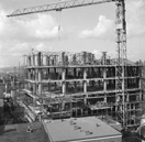 Building and construction of Caledonia House, now the Penta Hotel in Academy Street, Inverness. Originally the site of the Empire Theatre which was demolished in 1971, Caledonia House first appears in the Valuation Rolls of 1973-74. Campbell & Co Contractors. See also H-0072a-b. * 