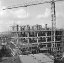 Building and construction of Caledonia House, now the Penta Hotel in Academy Street, Inverness. Originally the site of the Empire Theatre which was demolished in 1971, Caledonia House first appears in the Valuation Rolls of 1973-74. Campbell & Co Contractors. See also H-0072a-b. * 