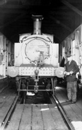 In 1905 the Highland Railway built four tank engines to work on its small branch lines. Numbered 25, 40, 45 and 46, they were the last locomotives to be built at the company's Lochgorm works in Inverness. Two of the class survived well into the days of British Railways. This photograph shows BR 55053 (previously HR45). It continued in service until withdrawn in January 1957. It was the last HR engine in service.  