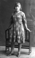 Young woman c.1921. Damaged plate. # 