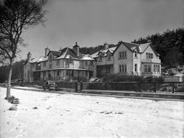 Suisgill Lodge in the Strath of Kildonan, about half a mile up the A897 Helmsdale/Kinbrace road from Kildonan Railway Station. It burned down one night in February 1984. *