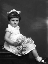 Young girl portrait c.1954. #