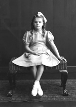 Young girl portrait c.1954. #