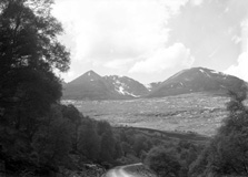 An Teallach, Wester Ross, from the road to Dundonnell in the Scottish Highlands. *