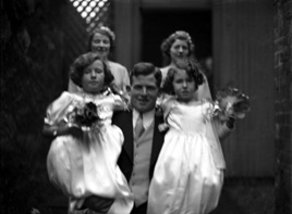 Wedding portrait. Best man and bridesmaids. #
