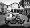 Station Square, Academy Street, Inverness. Training NCOs meeting new recruits at Inverness Station in 1952. After training at Cameron Barracks the recruits would be posted to the 1st Battalion The Queen's Own Cameron Highlanders which was then serving in Austria. *