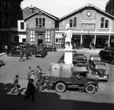 Station Square, Academy Street, Inverness. Training NCOs meeting new recruits at Inverness Station in 1952. After training at Cameron Barracks the recruits would be posted to the 1st Battalion The Queen's Own Cameron Highlanders which was then serving in Austria. *