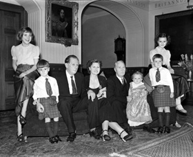 The Dowager Countess of Lovelace, Torridon House, Torridon, Ross-shire. Christening. 