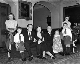 The Dowager Countess of Lovelace, Torridon House, Torridon, Ross-shire. Christening. 