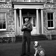 Colonel Ian Argyll Robertson of Brackla House. Seaforth Highlanders. He retired from the army in 1968 and died in 2010.
