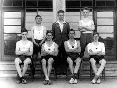 Inverness Royal Academy Cross-country 1944-1945. (Courtesy Inverness Royal Academy Archive IRAA_028).
