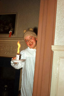 Halloween games at Carrol House orphanage, Island Bank Road, Inverness, October 1960. (Courtesy James S Nairn Colour Collection). ~ 