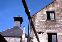 Whisky distillery pagoda roof. (Courtesy James S Nairn Colour Collection). ~ *