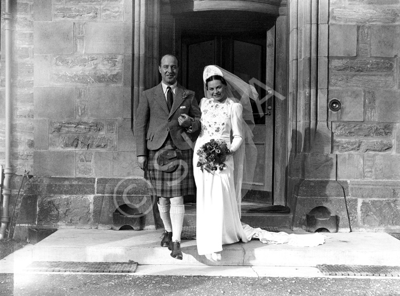 Hamish Paterson (1904-1982), Chartered Architect based at 17 Queensgate, Inverness, married Florence Margaret Ross (1909-1987) in 1940. (see also 24194a and 24194b). Hamish had a twin brother called Hector Paterson (see image ref: 37284). Hamish was the son of famous photographer Andrew Paterson (1877-1948). 