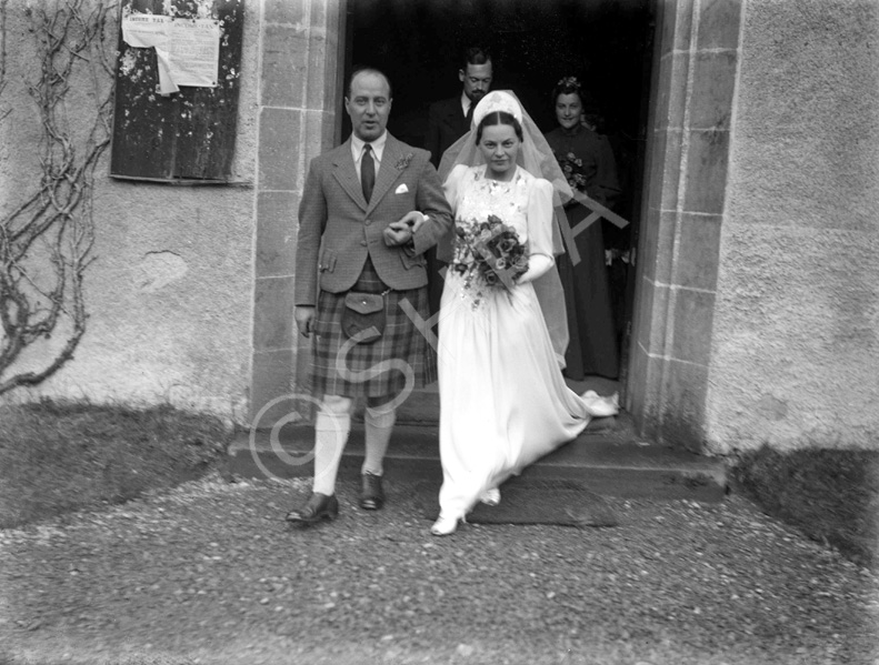 Hamish Paterson (1904-1982), Chartered Architect based at 17 Queensgate, Inverness, married Florence Margaret Ross (1909-1987) in 1940. (see also 24194a and 24194b). Hamish had a twin brother called Hector Paterson (see image ref: 37284). Hamish was the son of famous photographer Andrew Paterson (1877-1948). 