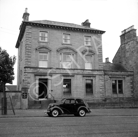 Commercial Bank of Scotland, 56 High Street, Invergordon, now the Royal Bank of Scotland. * 