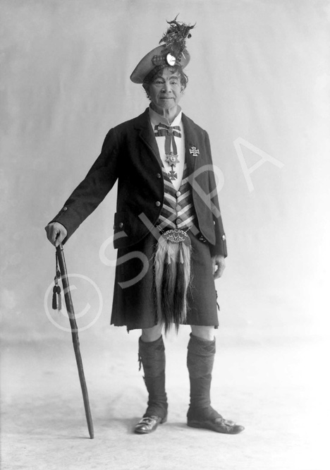Costumed man. 