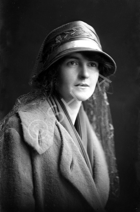 Miss Holder (or Holden?), Highland Railway Station, Kingussie.  .....