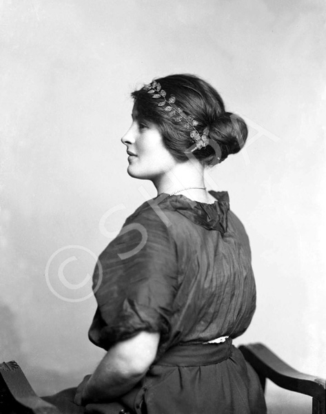 Portrait. Miss (indecipherable) of Bogbain House, Inverness. If you can decipher the handwritten surname on 23226b please contact the SHPA. (David Bowd-Exworth kindly suggested Tickneer in September 2014). #