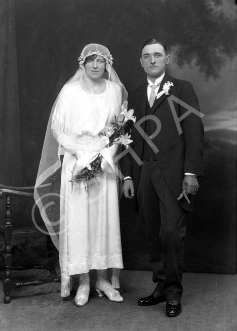 Wylie. Charles Street, Inverness. February 1923. Wedding......