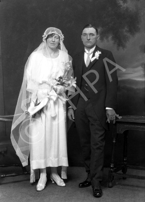 Wylie. Charles Street, Inverness. February 1923. Wedding.