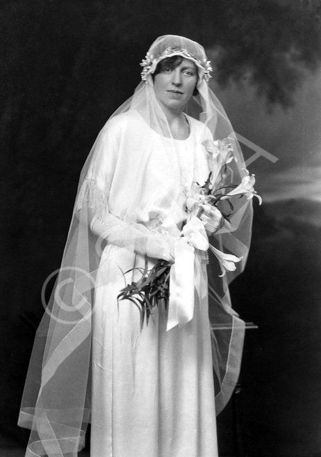 Wylie. Charles Street, Inverness. February 1923. Wedding......