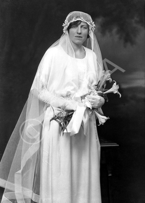 Wylie. Charles Street, Inverness. February 1923. Wedding......