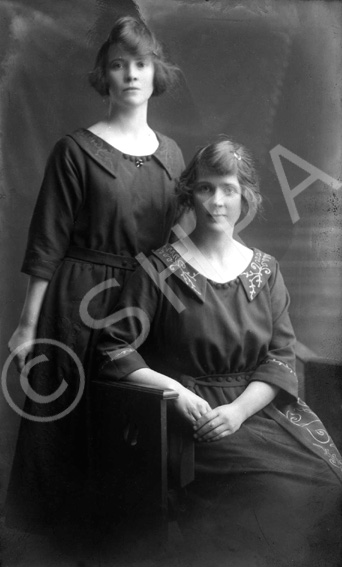Two unidentified women, however this image shares a ref number with 24230a, which relates to Fraser, Stafford Villa, Kenneth Street, Inverness. #