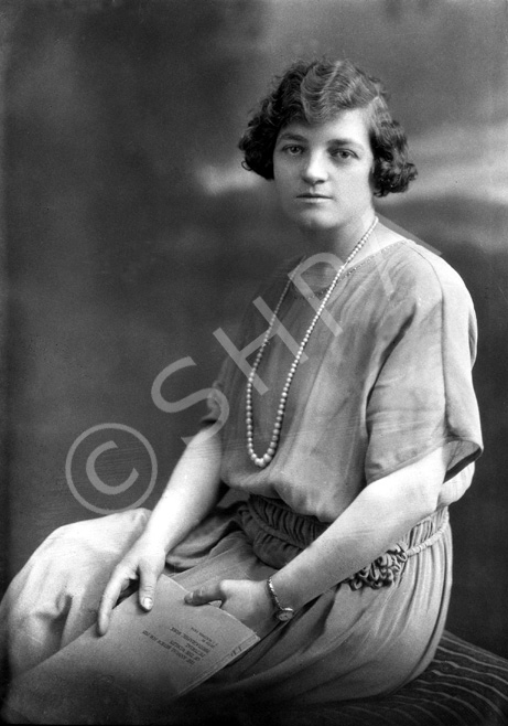 Miss MacTavish, 5 Broadstone Avenue, Inverness c.1923.