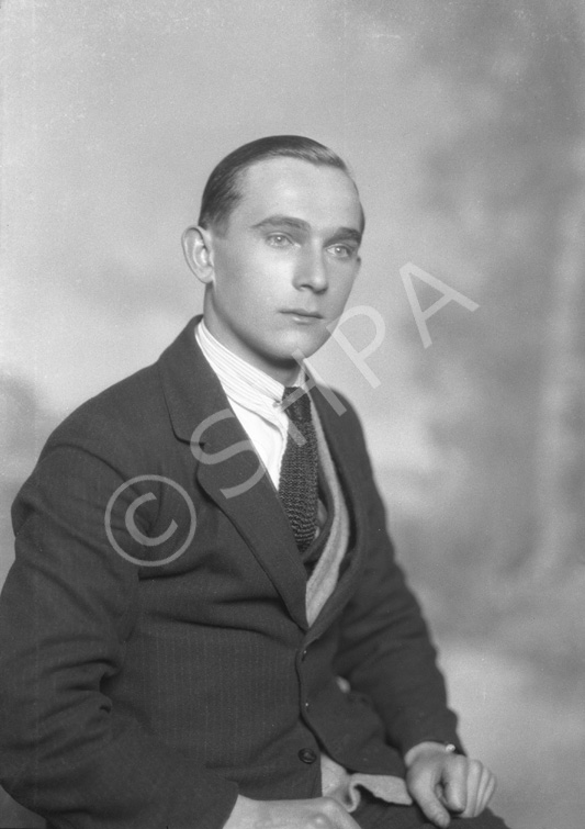 Jack Mackenzie, Bank of Scotland, Avoch c.1923.    