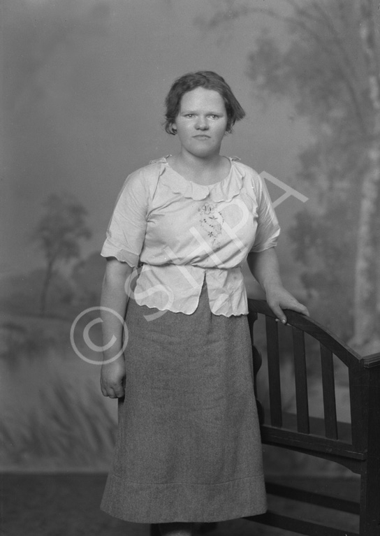Miss MacDonald, Balfreich, Croy by Gollanfield c.1923.    .....