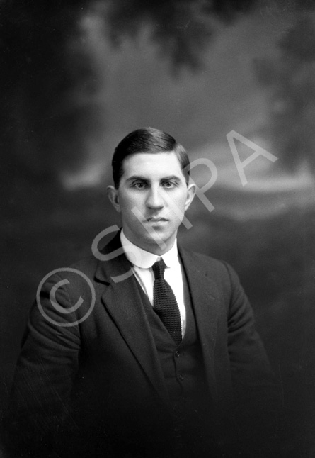 John Murray, c/o The Free Presbyterian Manse, 30 Broadstone Park, Inverness. Born at Badbea 14th October 1898. He served with The Black Watch during the First World War, was wounded and lost his right eye in 1918. Post-war he attended the University of Glasgow, this photo taken at about that time. Following his acceptance as a theological student of the Free Presbyterian Church of Scotland he pursued further studies in America at Princeton Theological Seminary, but broke with the Free Presbyterian Church in 1930 over that Church's treatment of the Chesley, Ontario congregation. He taught at Princeton for a year and then lectured in systematic theology at Westminster Theological Seminary to generations of students from 1930 to 1966. Murray preached at Chesley and Lochalsh from time to time until his retirement from Westminster in 1968. He married Valerie Knowlton 7th December 1967 and retired to Scotland where he was connected with the Free Church. He eventually returned to Ross-shire and died on 8th May 1975.