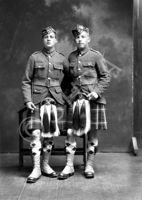 Pte Mothershade, Seaforth Highlanders, Fort George. 