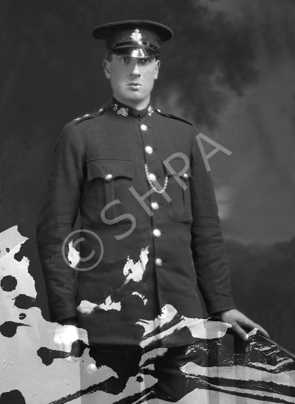 Mr A.J Mathis, 20 Hill Terrace, Inverness, of the Inverness Constabulary. Damaged plate......